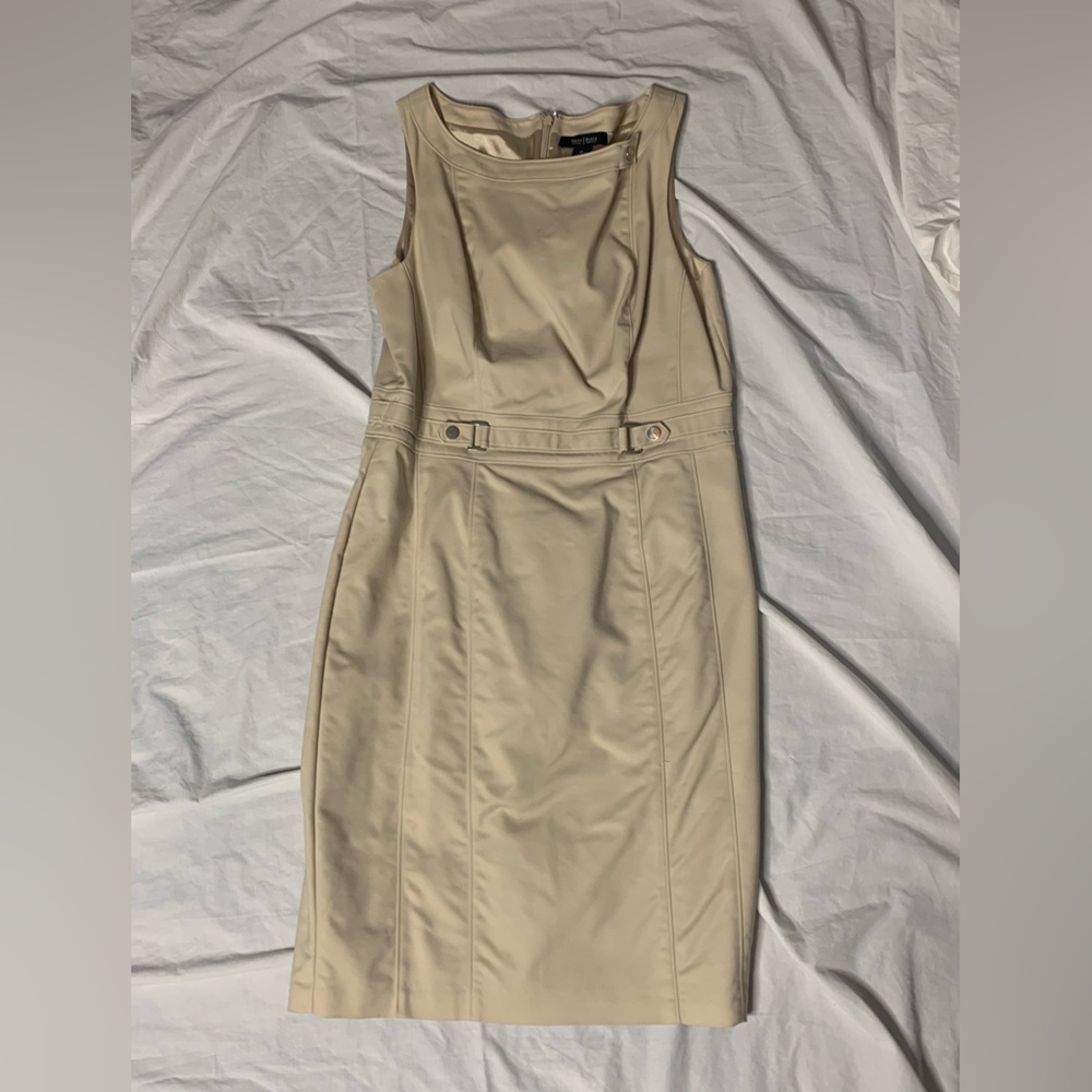 Tan White House Black Market dress
